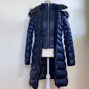 Andrew Marc hooded dawn coat size XS